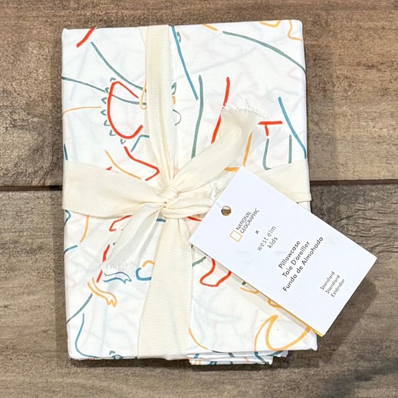 2-National Geographic Dinosaur Pillowcases - West Elm Kids - Picture 2 of 5